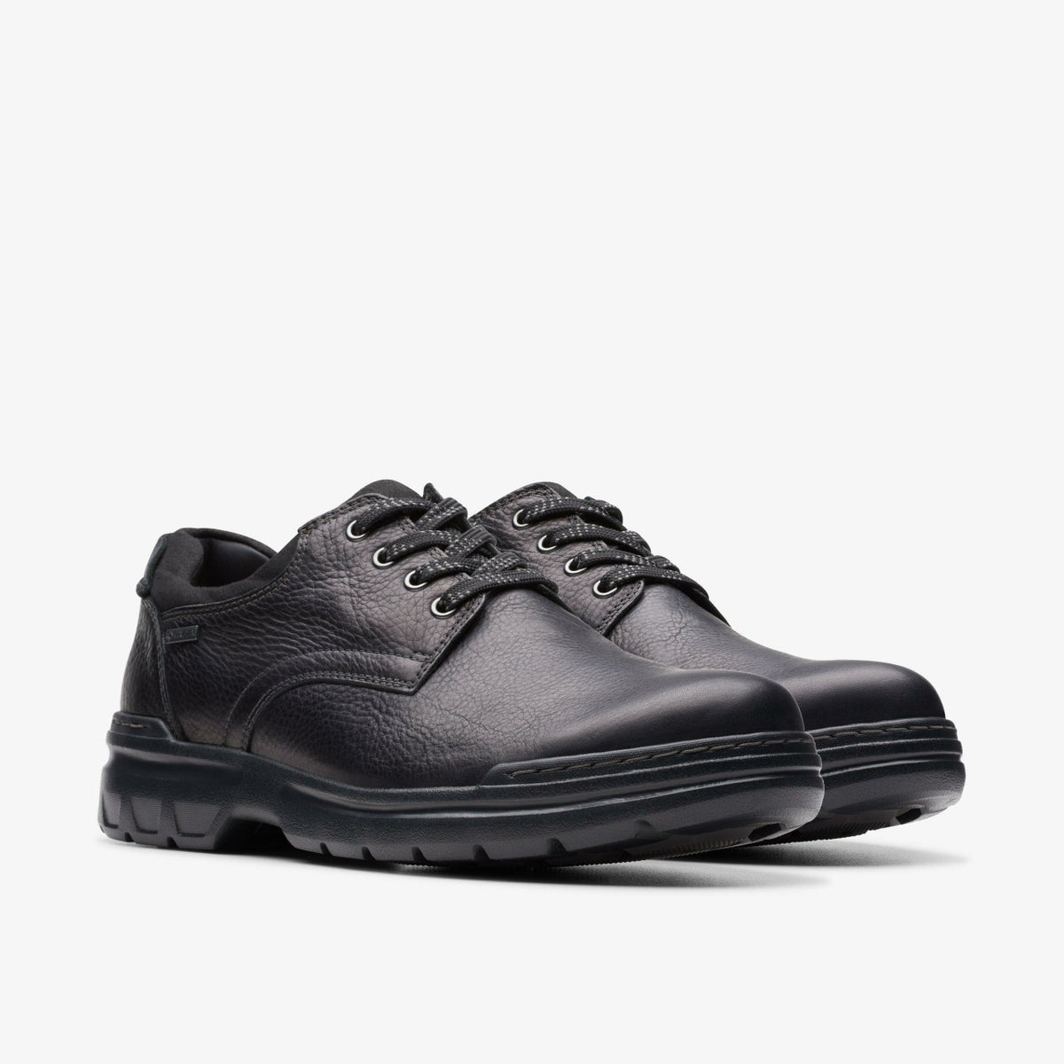 Clarks Men Rockie Walk GORE-TEX Black Leather