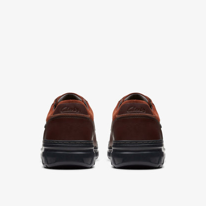 Clarks Men Rockie Walk GORE-TEX Dark Tan Leather