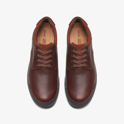 Clarks Men Rockie Walk GORE-TEX Dark Tan Leather