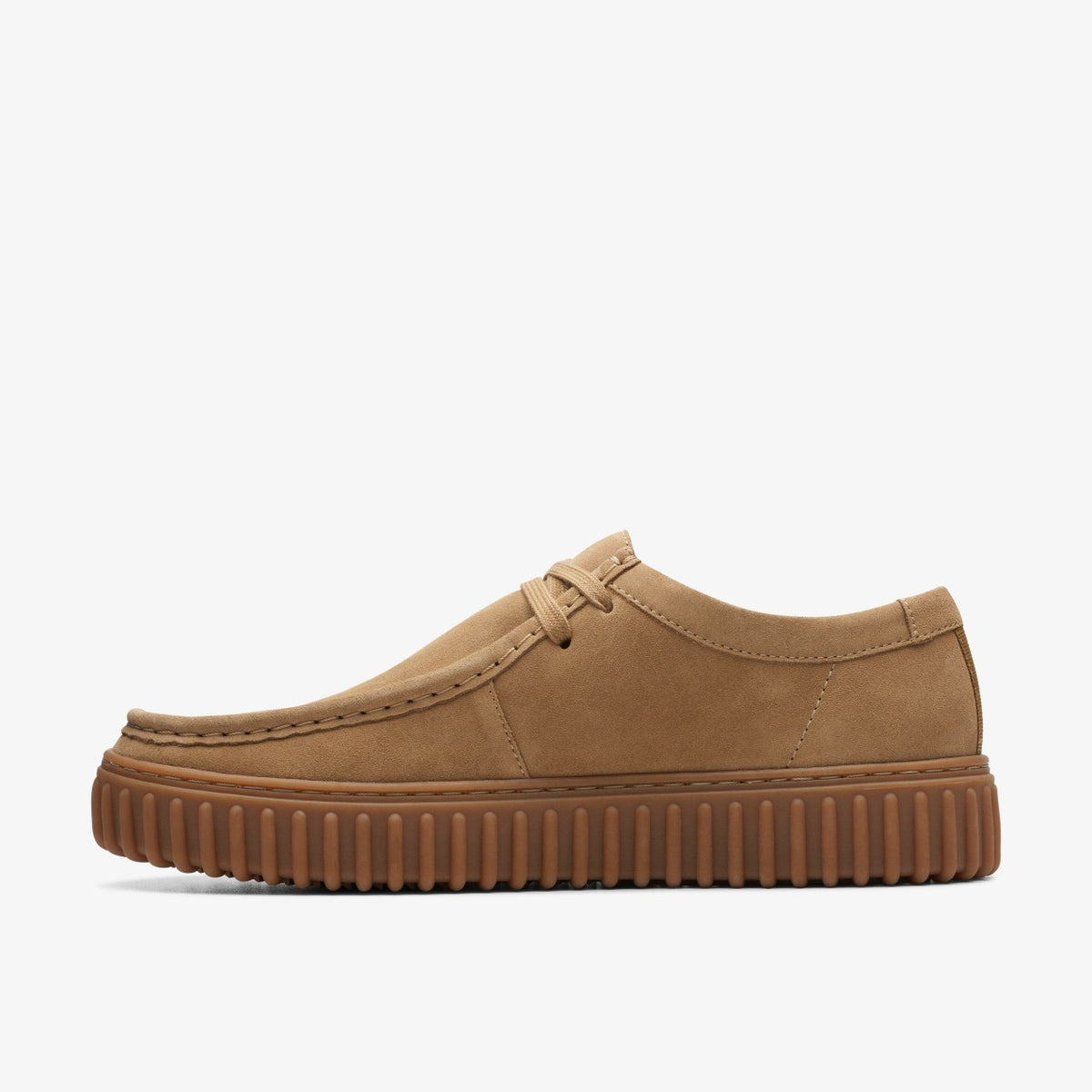 Clarks Men Torhill Lo Dark Sand Suede