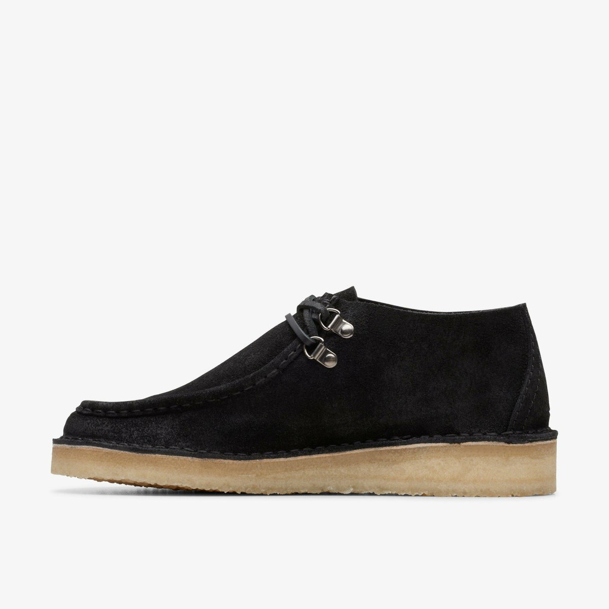 Clarks Men Desert Nomad Black Suede