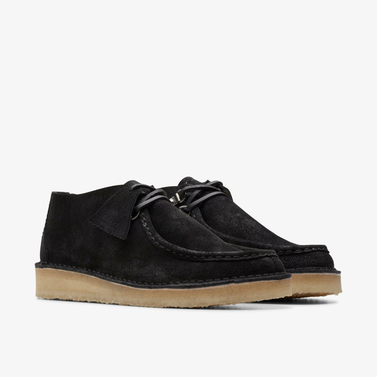 Clarks Men Desert Nomad Black Suede
