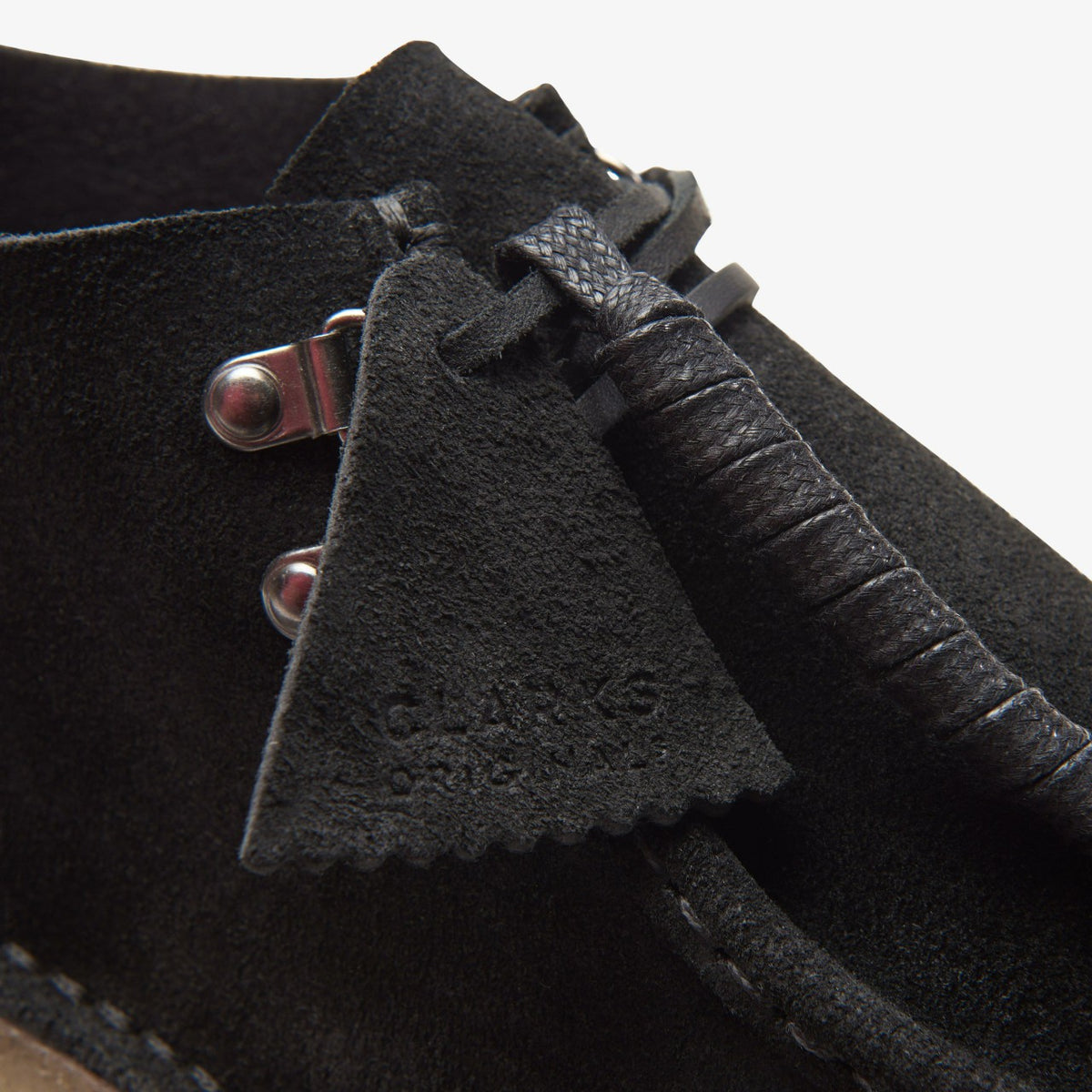 Clarks Men Desert Nomad Black Suede
