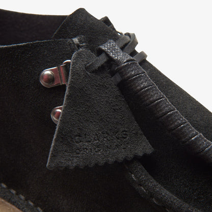 Clarks Men Desert Nomad Black Suede