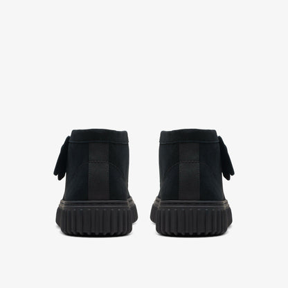 Clarks Women|Men Torhill Hi Black Suede