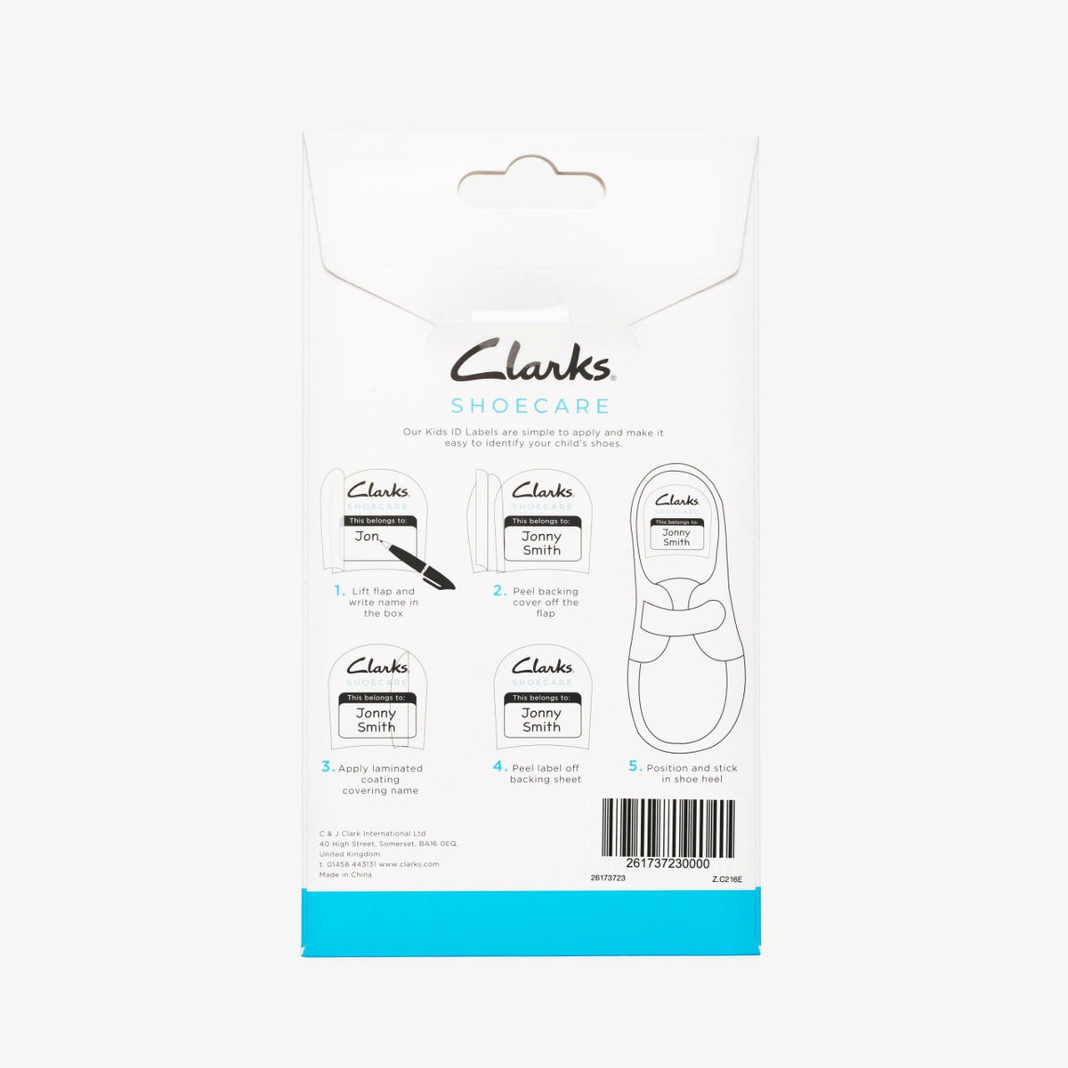 Clarks Women|Men ID Labels N/A