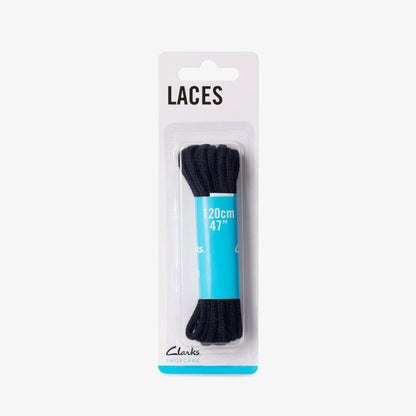 Clarks Women|Men 120cm Round Lace Black