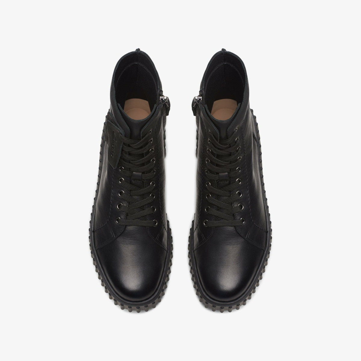 Clarks Women Torhill Rise Ankle Boot Black Leather