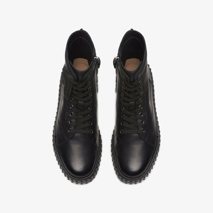 Clarks Women Torhill Rise Ankle Boot Black Leather