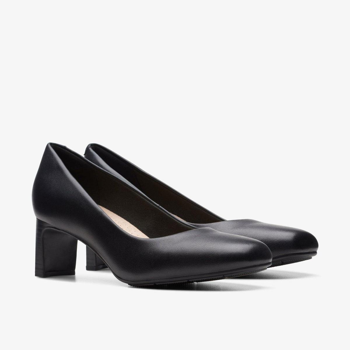 Clarks Women Kyndall Iris Black Leather