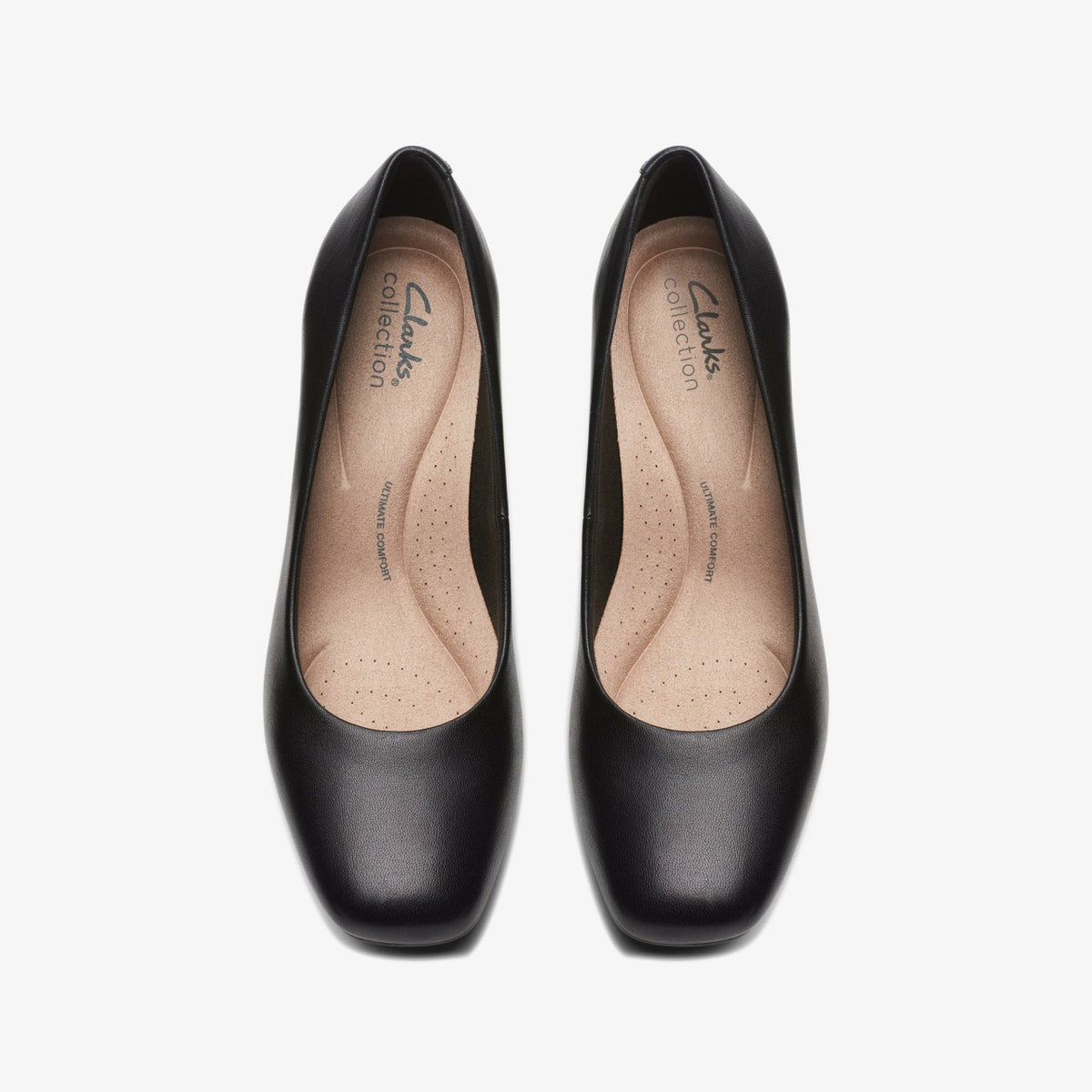 Clarks Women Kyndall Iris Black Leather