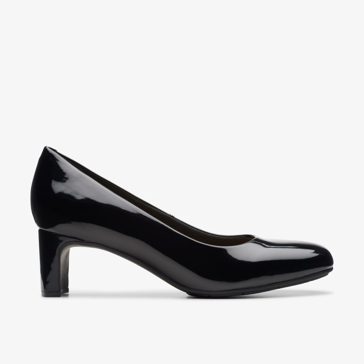 Clarks Women Kyndall Iris Black Patent