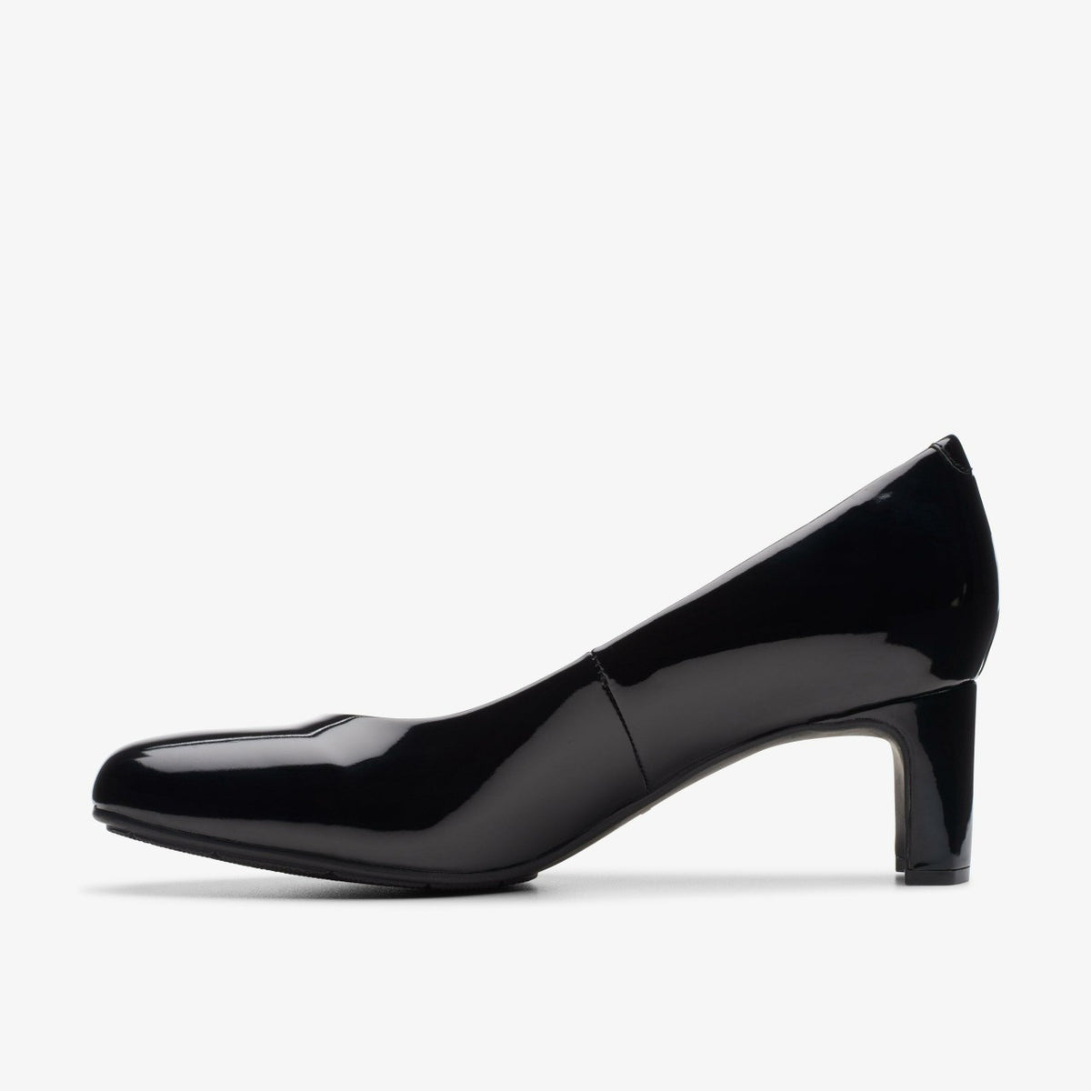 Clarks Women Kyndall Iris Black Patent