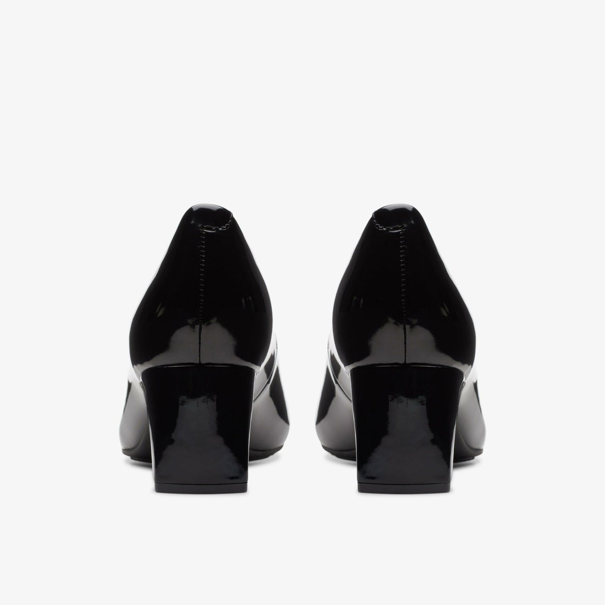 Clarks Women Kyndall Iris Black Patent