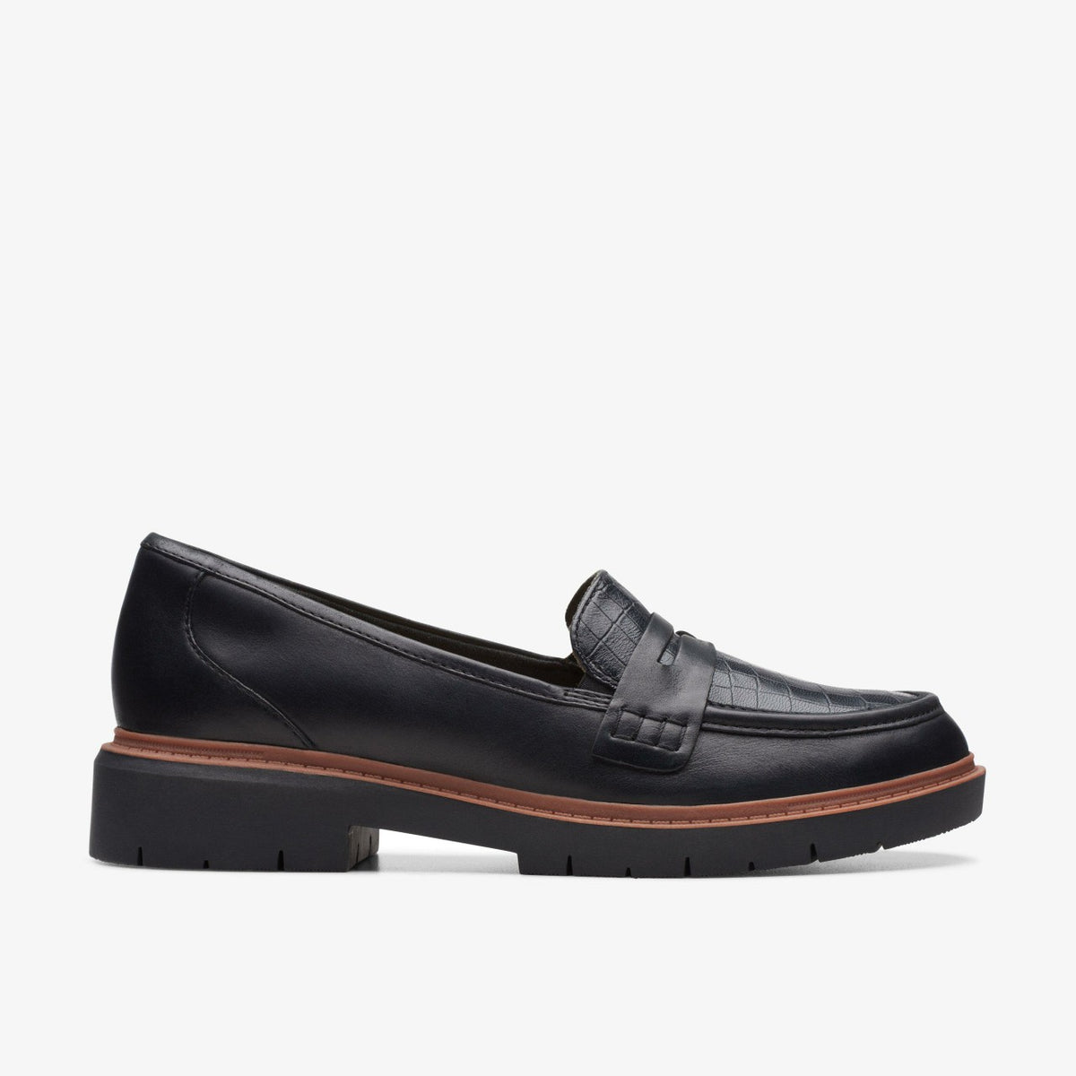 Clarks Women Westlynn Ayla Black Leather