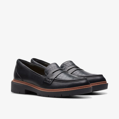 Clarks Women Westlynn Ayla Black Leather