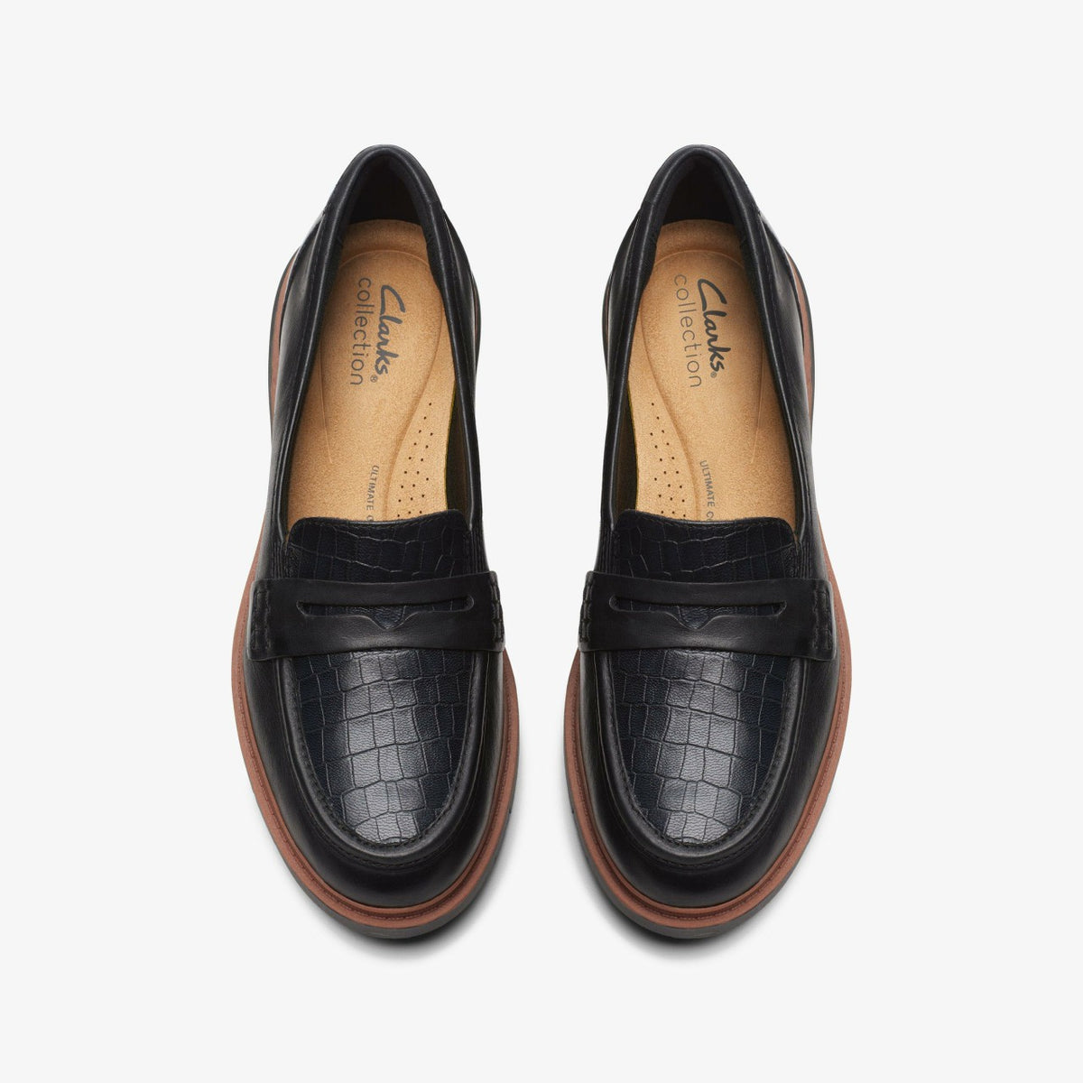 Clarks Women Westlynn Ayla Black Leather