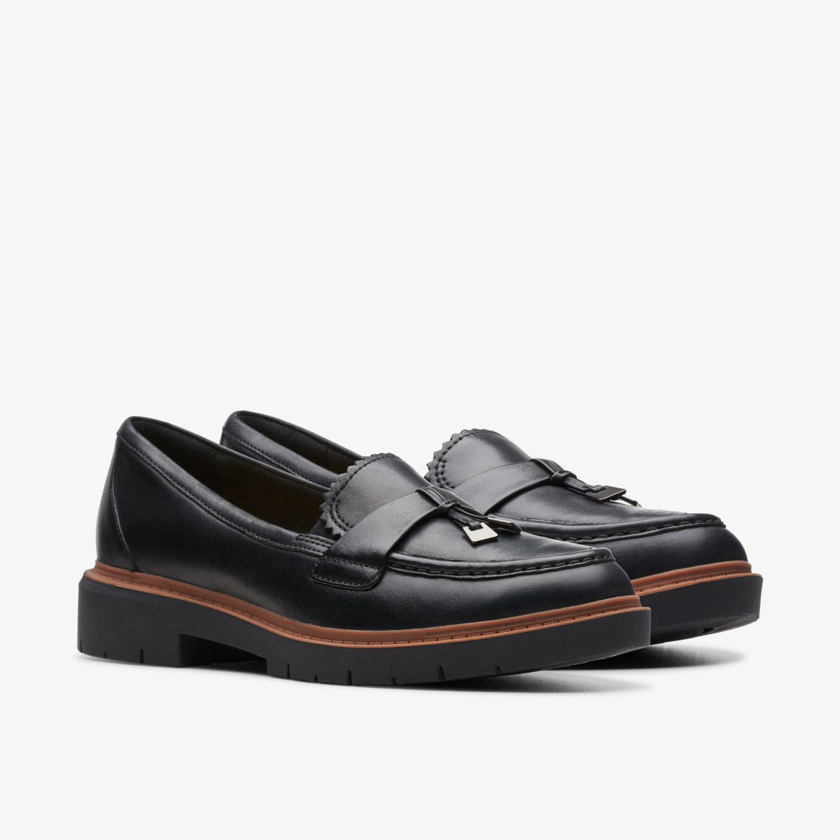 Clarks Women Westlynn Bella Black Leather