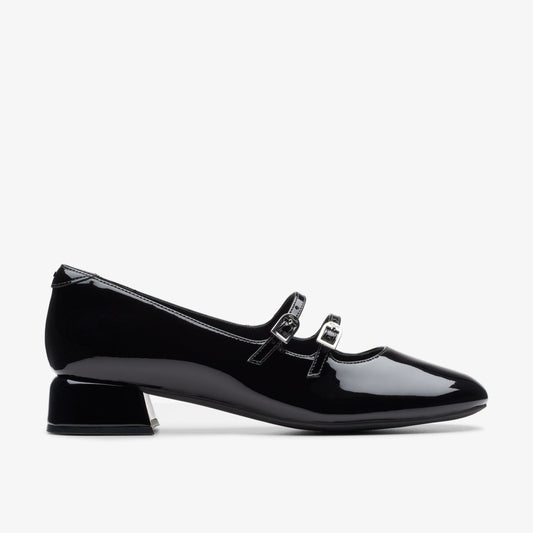 Clarks Women Daiss 30 Shine Black Patent