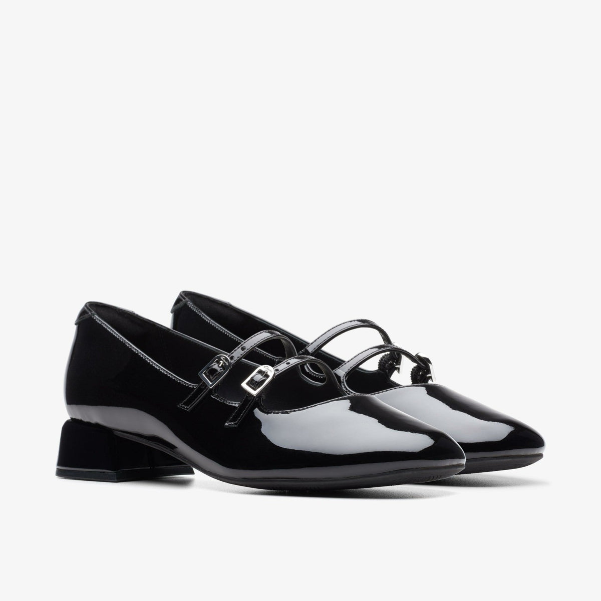 Clarks Women Daiss 30 Shine Black Patent
