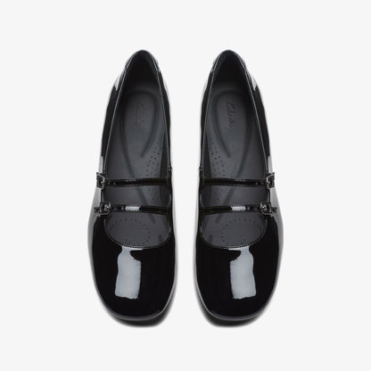 Clarks Women Daiss 30 Shine Black Patent