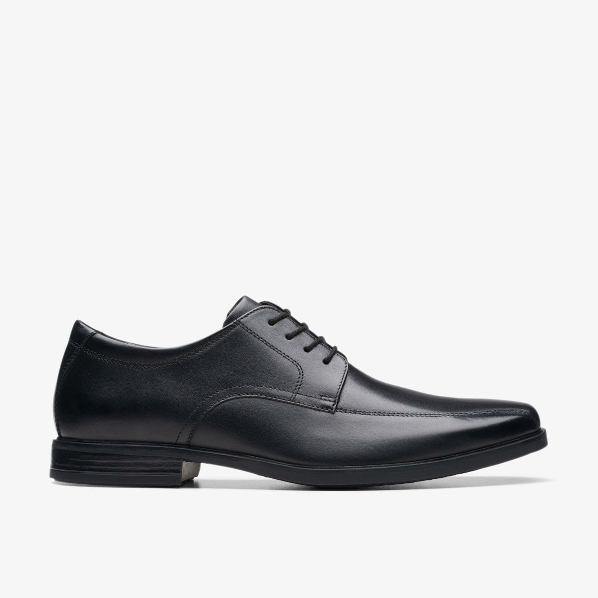 Clarks Men Howard Over Black Leather