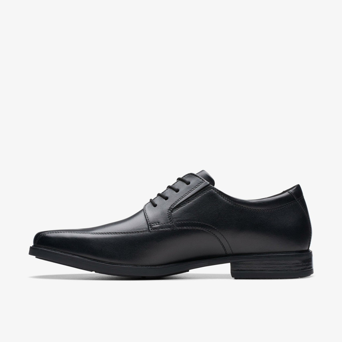 Clarks Men Howard Over Black Leather