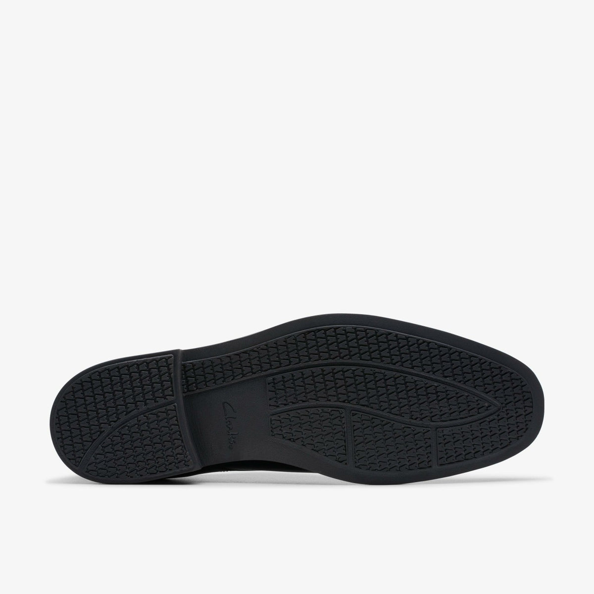 Clarks Men Howard Over Black Leather
