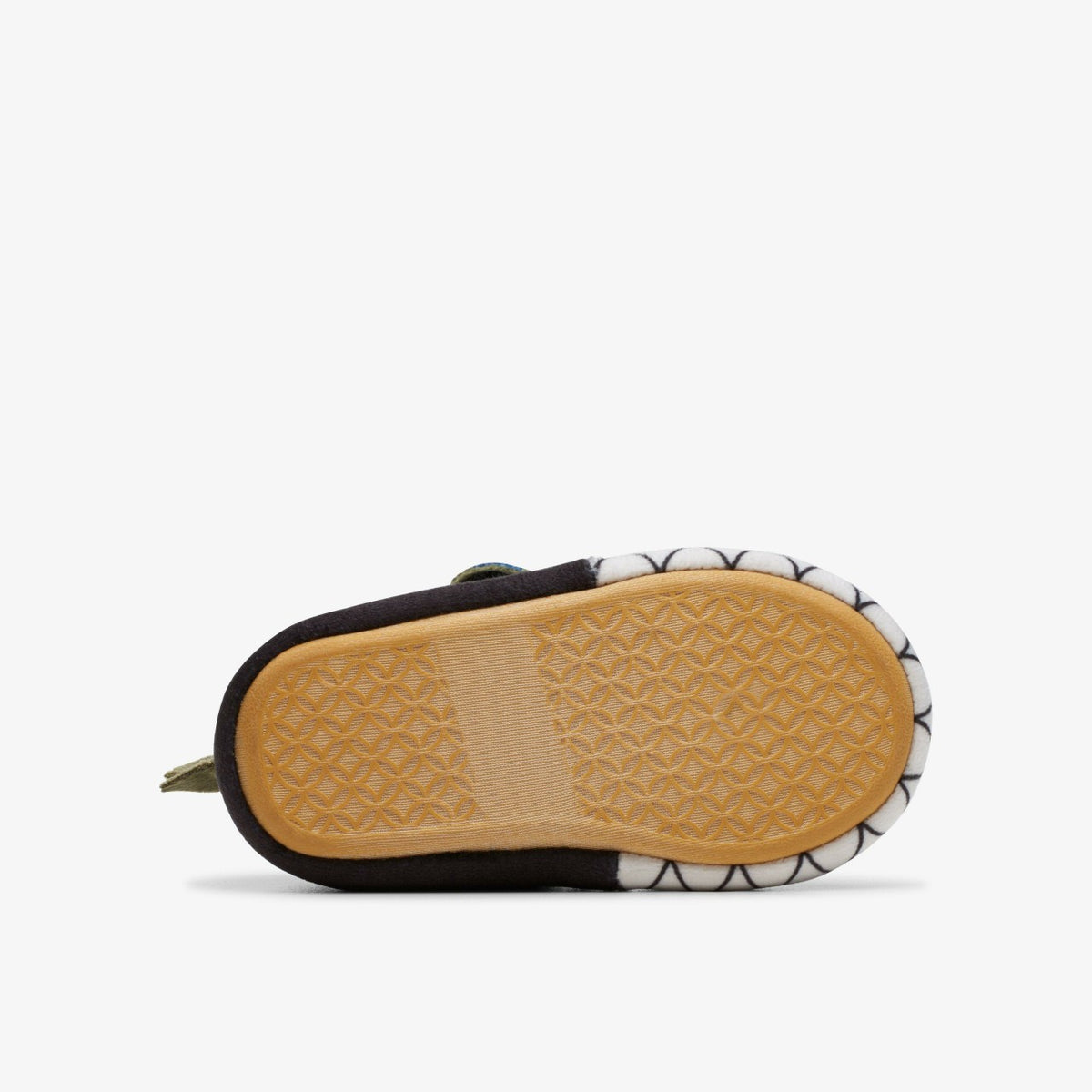 Clarks Kids Fluffy Snug Toddler Khaki Combination