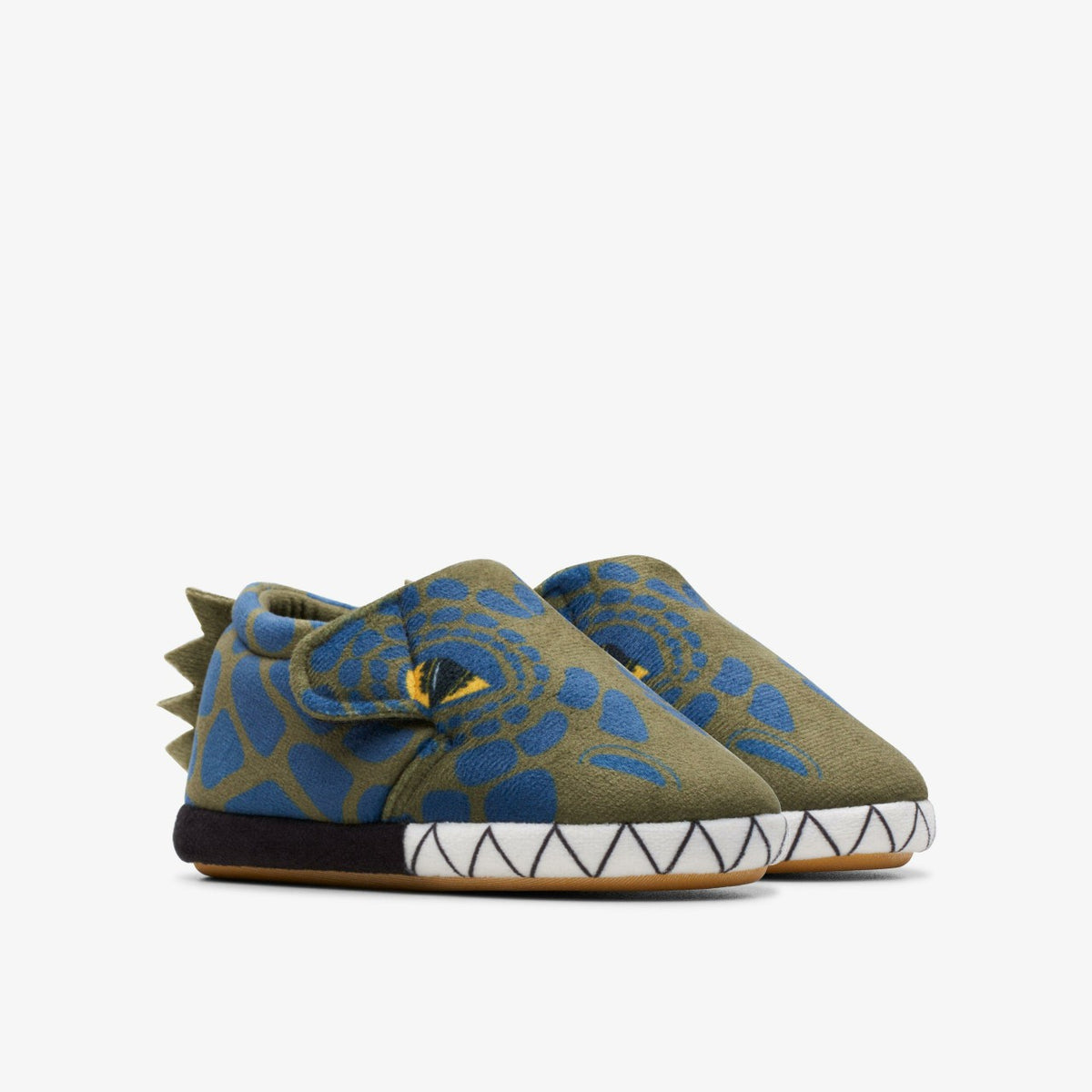 Clarks Kids Fluffy Snug Toddler Khaki Combination