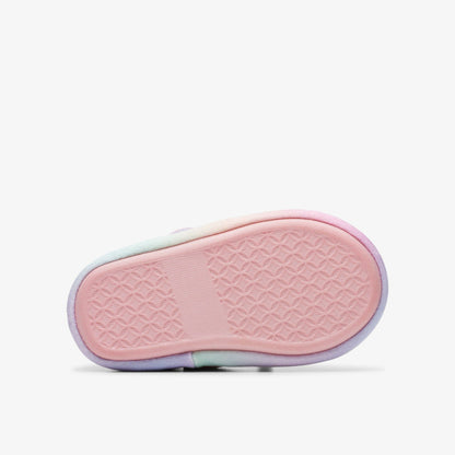 Clarks Kids Fluffy Snug Toddler Multicolour