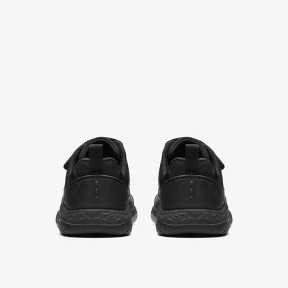 Clarks Kids Steggy Stride Kid Black Leather