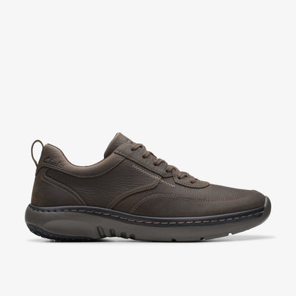 Clarks Men Clarks Pro Lace Dark Brown Tumbled