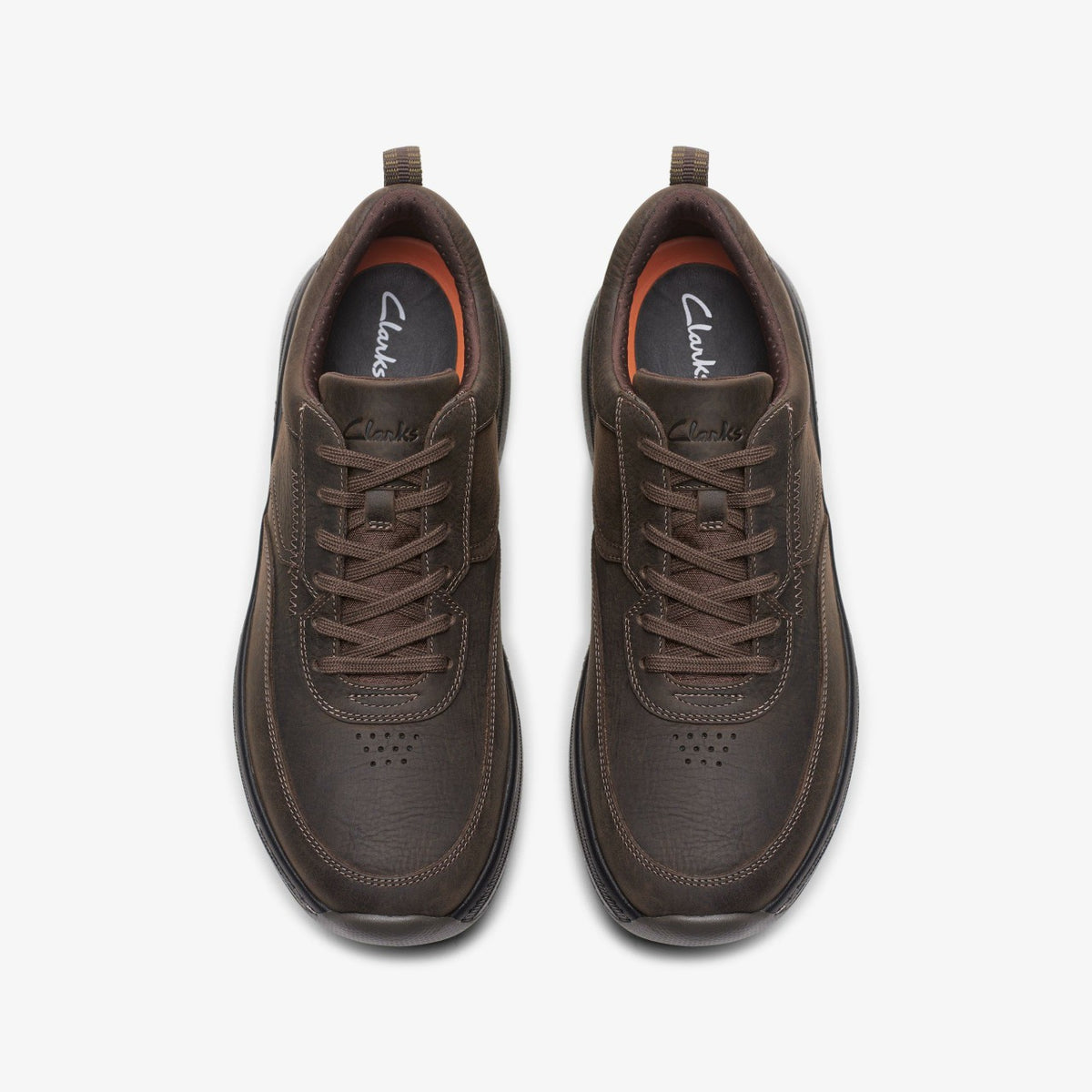 Clarks Men Clarks Pro Lace Dark Brown Tumbled