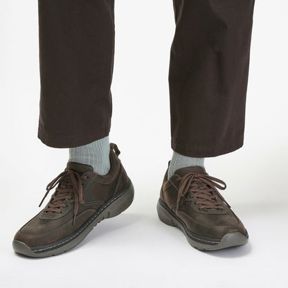 Clarks Men Clarks Pro Lace Dark Brown Tumbled