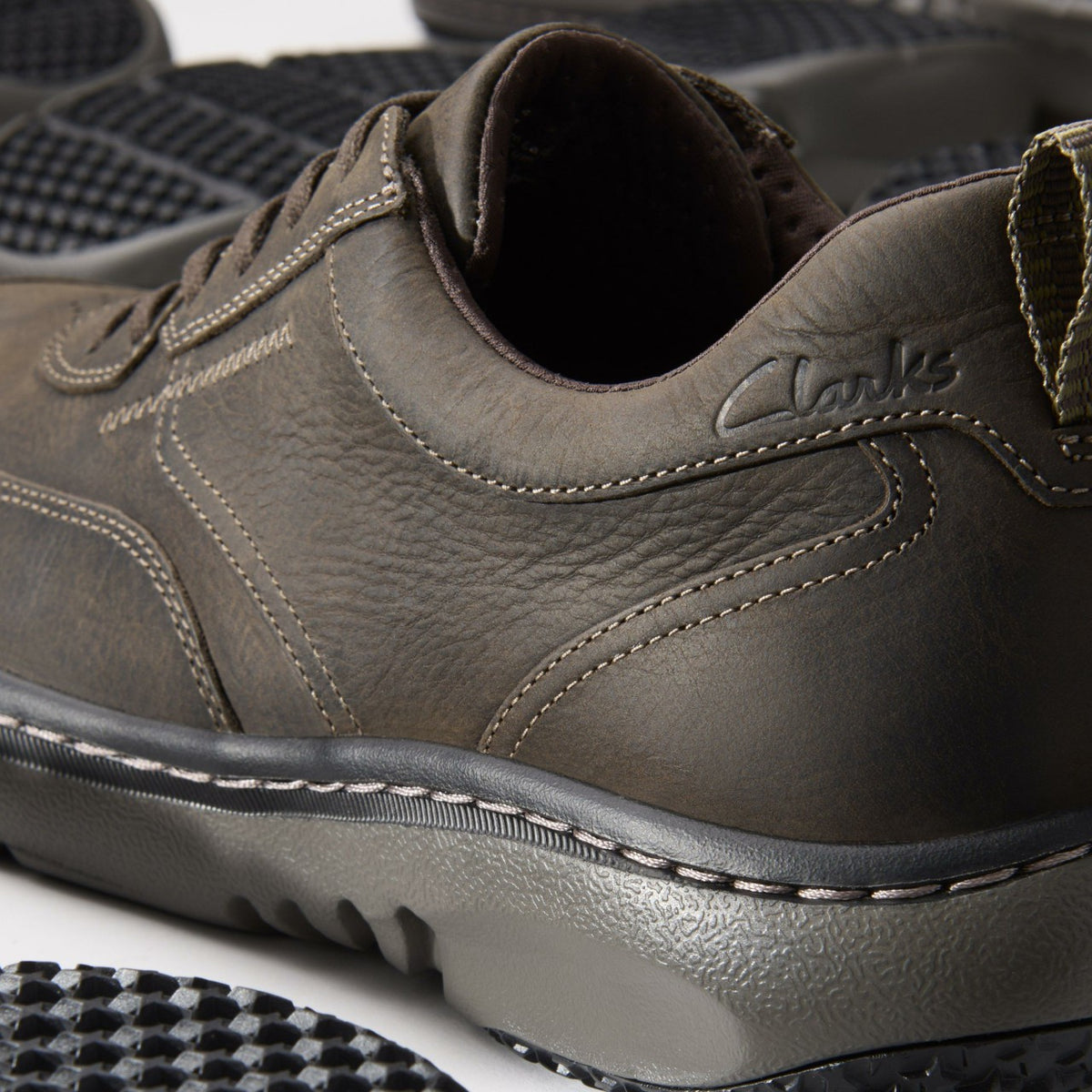 Clarks Men Clarks Pro Lace Dark Brown Tumbled