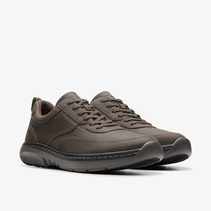 Clarks Men Clarks Pro Lace Dark Brown Tumbled
