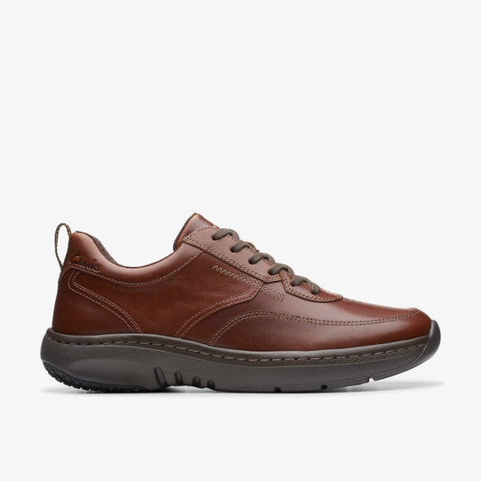 Clarks Men Clarks Pro Lace Dark Tan Leather