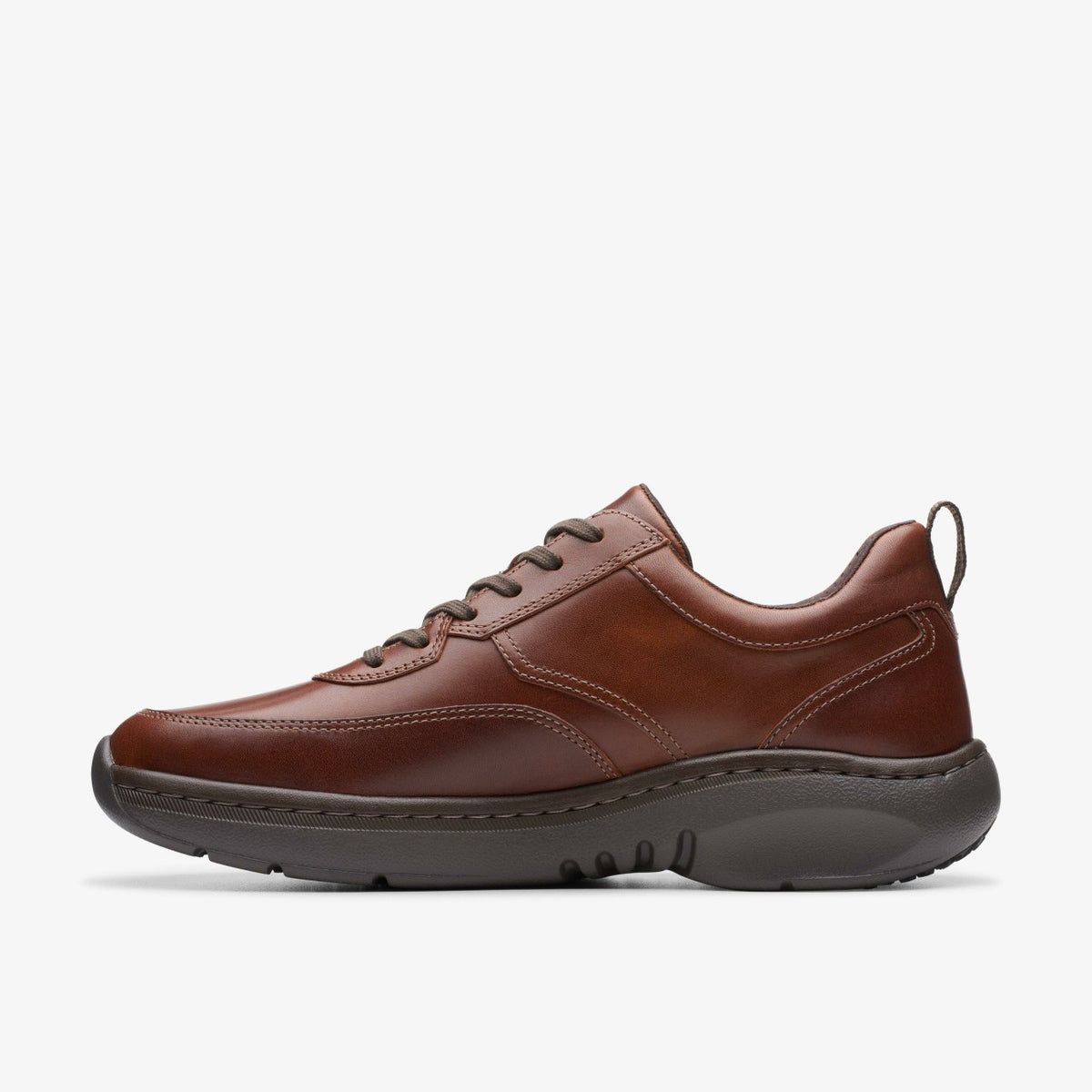 Clarks Men Clarks Pro Lace Dark Tan Leather