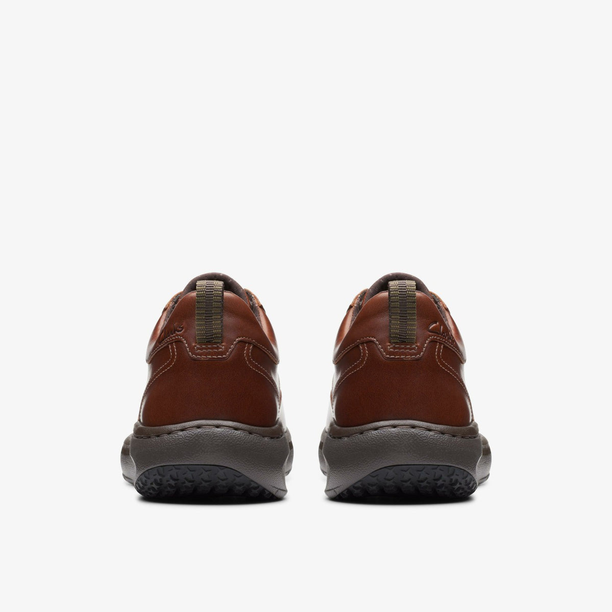 Clarks Men Clarks Pro Lace Dark Tan Leather
