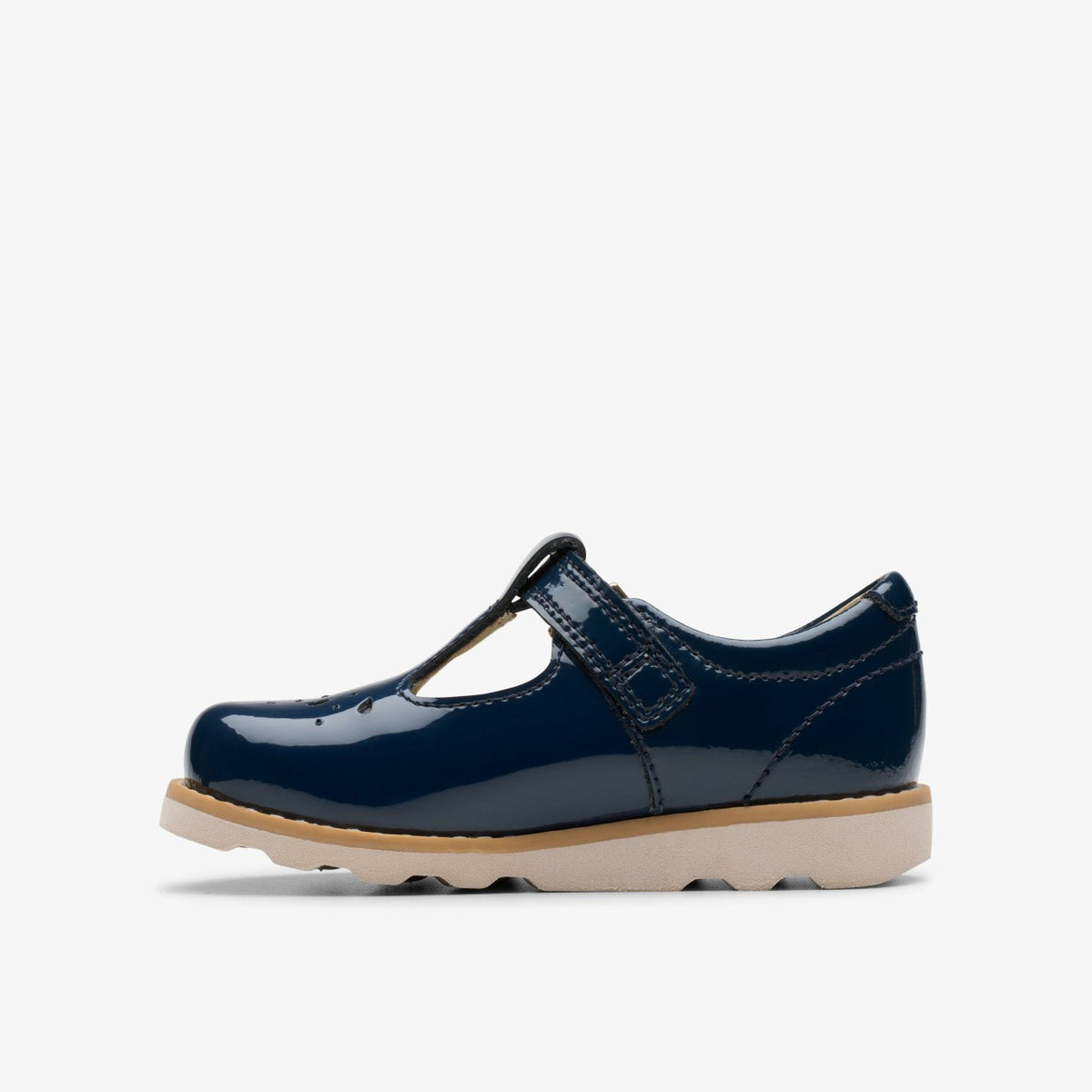 Clarks Babies|Kids Crown Print Toddler Navy Patent