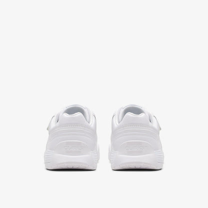 Clarks Kids CICA Star Orb Youth White
