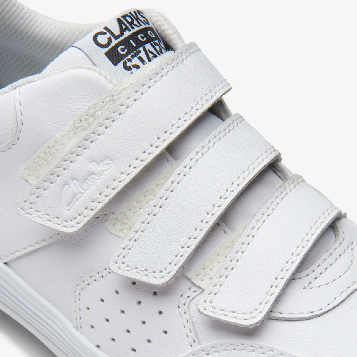 Clarks Kids CICA Star Orb Youth White