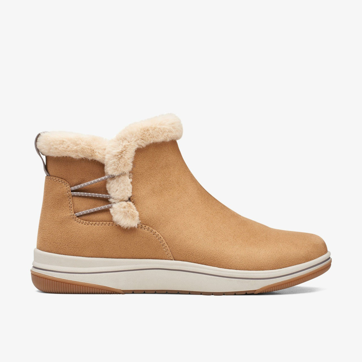 Clarks Women Brinkley Fur Tan
