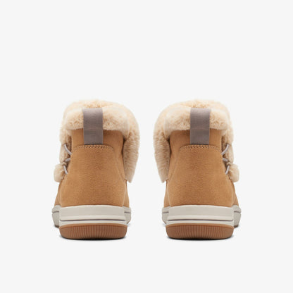 Clarks Women Brinkley Fur Tan