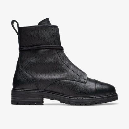 Clarks Women Rixley Lace Black Leather