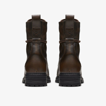Clarks Women Rixley Lace Dark Brown Leather