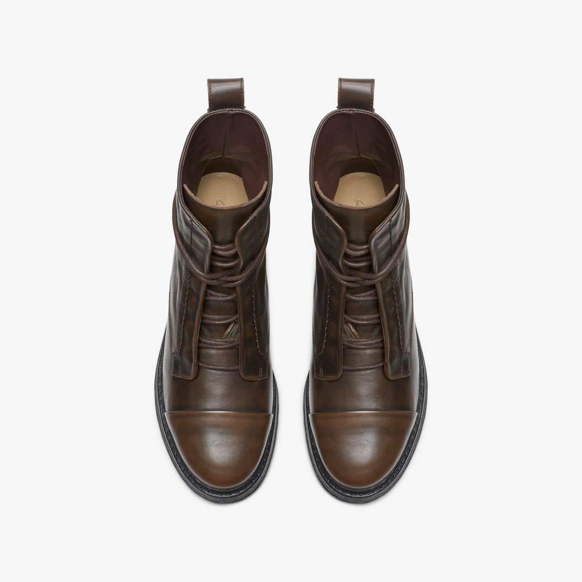 Clarks Women Rixley Lace Dark Brown Leather