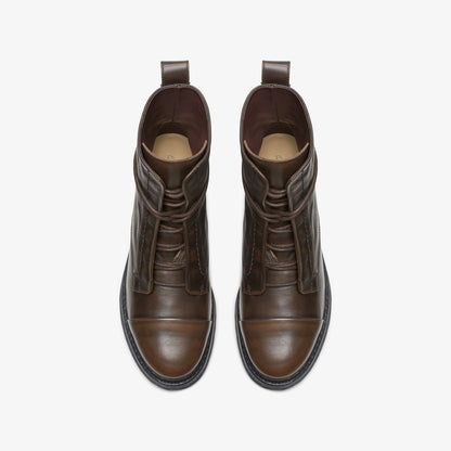 Clarks Women Rixley Lace Dark Brown Leather