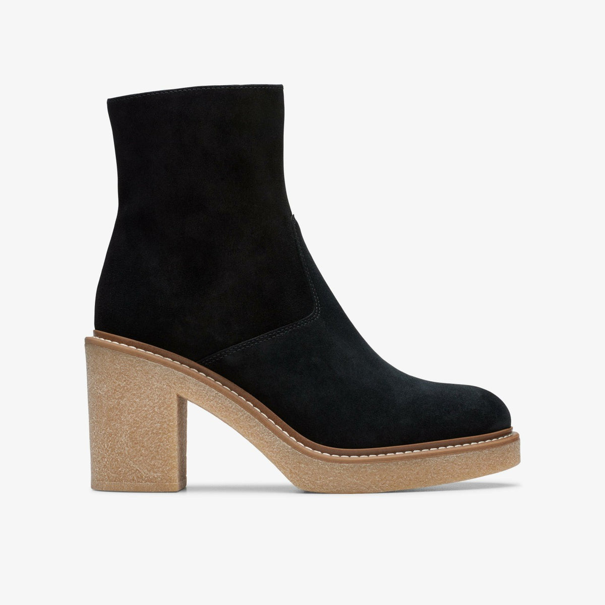 Clarks Women Colden Up Black Suede